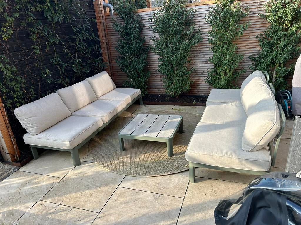 Tuinbank voor 6 personen, Ophalen, Aluminium