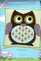 Cado vervaco borduurpakket kussen meneertje  uil, Ophalen of Verzenden, Nieuw, Handborduren, Borduurpakket