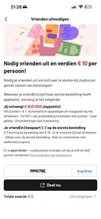 JoyBuy kortingscode, Tickets en Kaartjes, Kortingen en Cadeaubonnen, Eén persoon, Kortingsbon