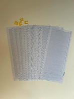 Ponskaarten blanco met klemmen, set 10 stuks, Ophalen of Verzenden, Nieuw, Breien, Overige typen