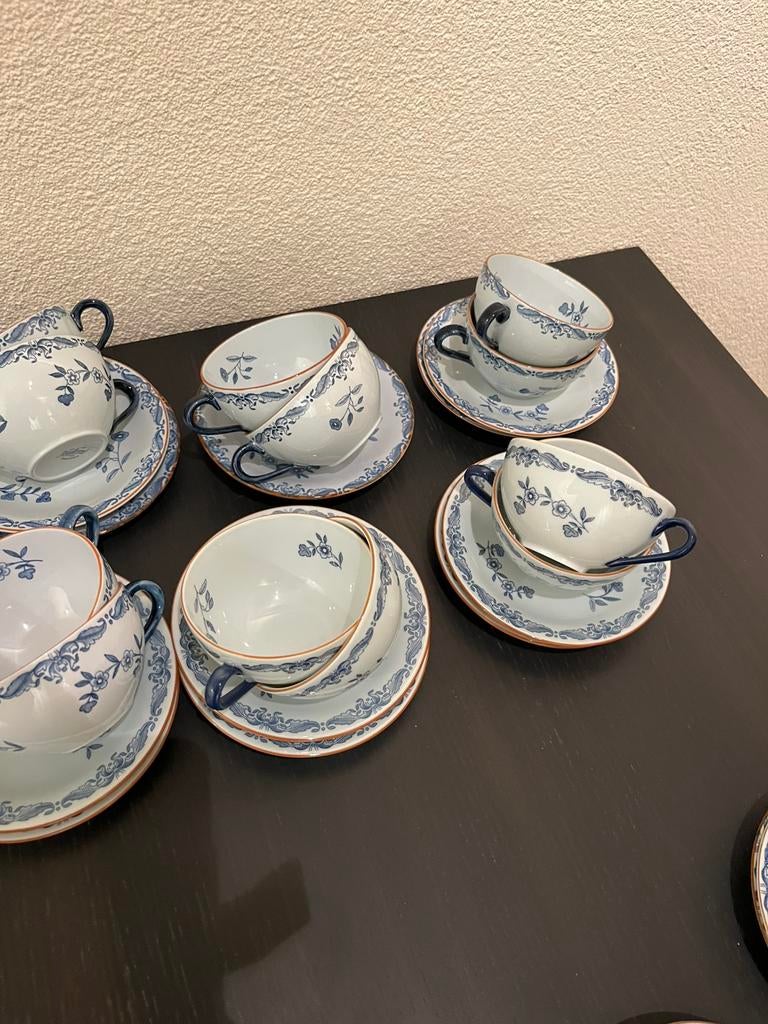 Rorstrand ostind theekopje schotels, koffiekopjes schotels, Ophalen of Verzenden, Porselein, Overige stijlen, Kop(pen) en/of Schotel(s)