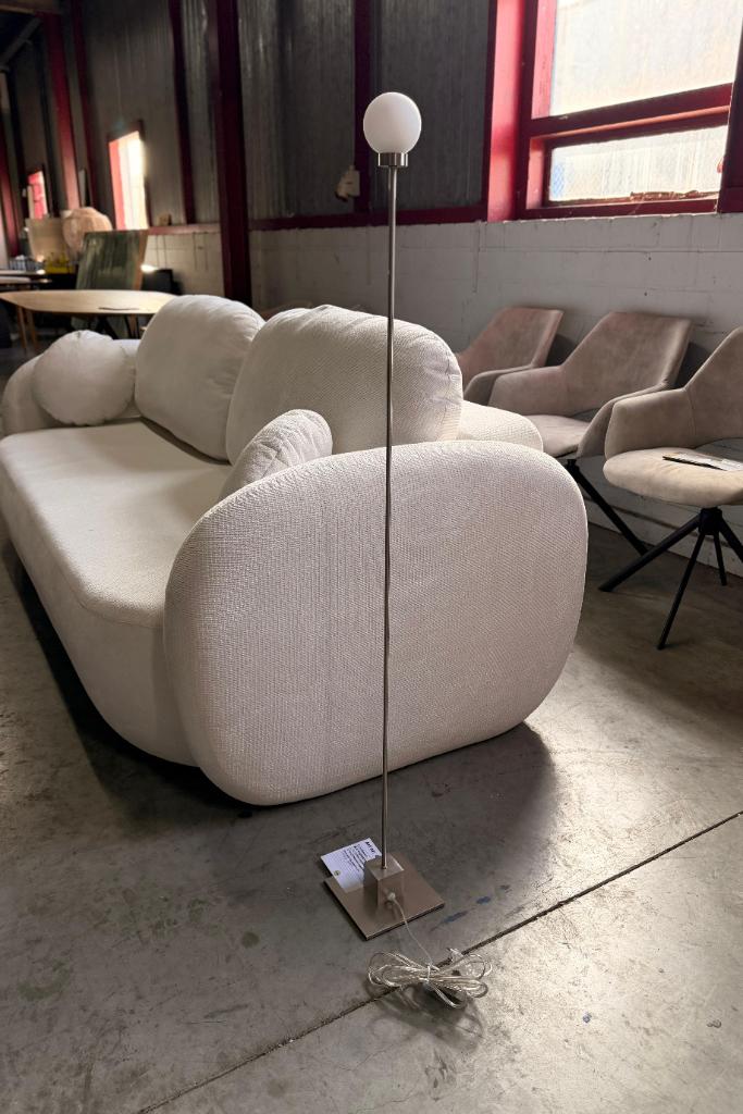 Northern Snowball vloerlamp staal | Van €319, nu, Nieuw, Ophalen of Verzenden, Northern, 150 tot 200 cm