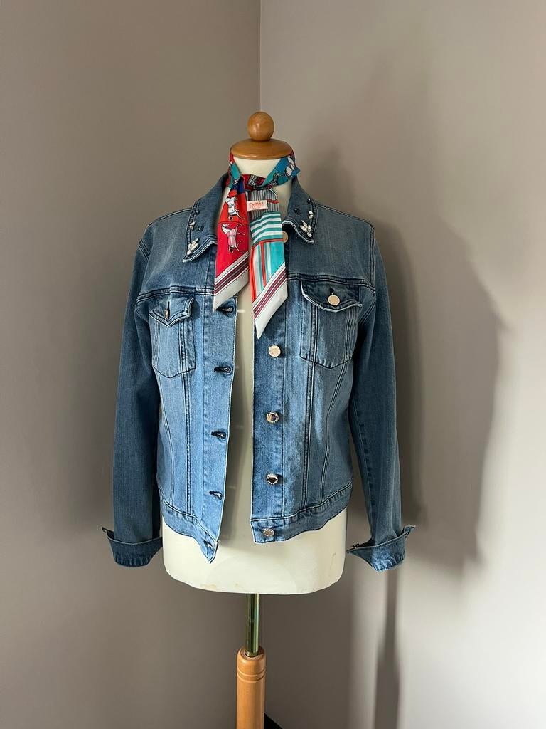 Nieuw! Due Amanti  spijkerjasje 38, Ophalen of Verzenden, Zo goed als nieuw, Maat 38/40 (M), Blauw