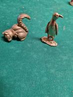 beeldjes eekhoorn en pinguin verzilverd, Ophalen of Verzenden