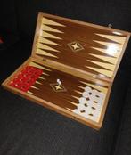 Houten xl backgammon, Een of twee spelers, Ophalen of Verzenden, Zo goed als nieuw