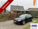 Sportieve Audi A3 Sportback 2.0 FSI Aut. Bj 2007 Nwe d-riem, Gebruikt, Stoelverwarming, 4 cilinders, Zwart