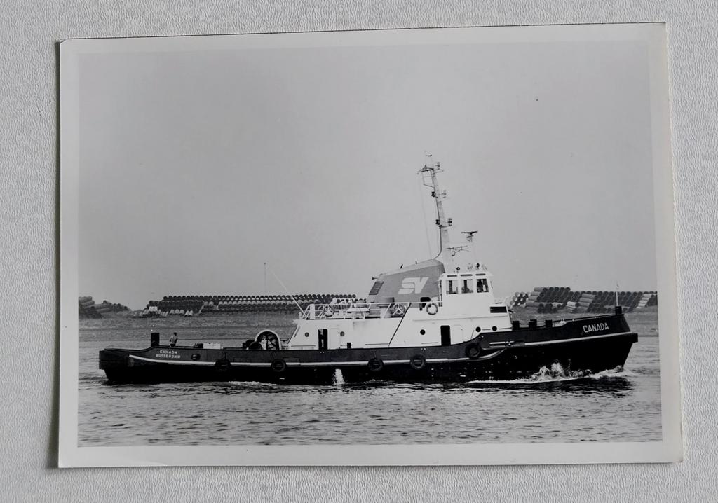 Sleepboot Canada., Ophalen of Verzenden, Kaart, Foto of Prent
