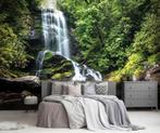 Fotobehang / Behang  Natuur - Betoverend Waterval in het Bos, Verzenden, Watervallen, Minder dan 10 m², Info@fotobehangkoning.nl