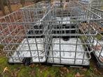 ibc kratten met plastic, stalen en houten pallets, Doe-het-zelf en Verbouw, Kratten en Dozen, Gebruikt, 100 cm of meer, 60 cm of meer