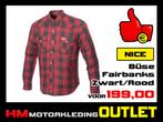 Textiel motorblouse Buse Fairbanks  - Zwart-Rood - MEN, Info@huybersmotoren.nl, HM - Sale, NL, Ophalen