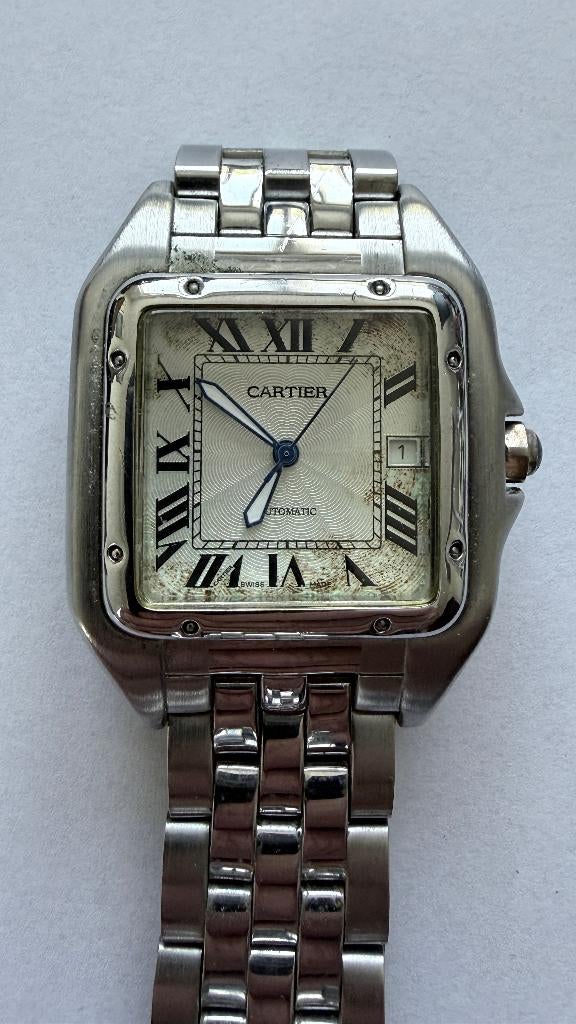 Cartier Santos‑stijl replica, Overige merken, Staal, Gebruikt, Staal