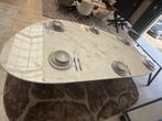 Unieke Eettafel Portugees Marmer 270x130 Actie €1299, Huis en Inrichting, Ophalen, Inrichting op maat, Vijf personen of meer, Overige vormen