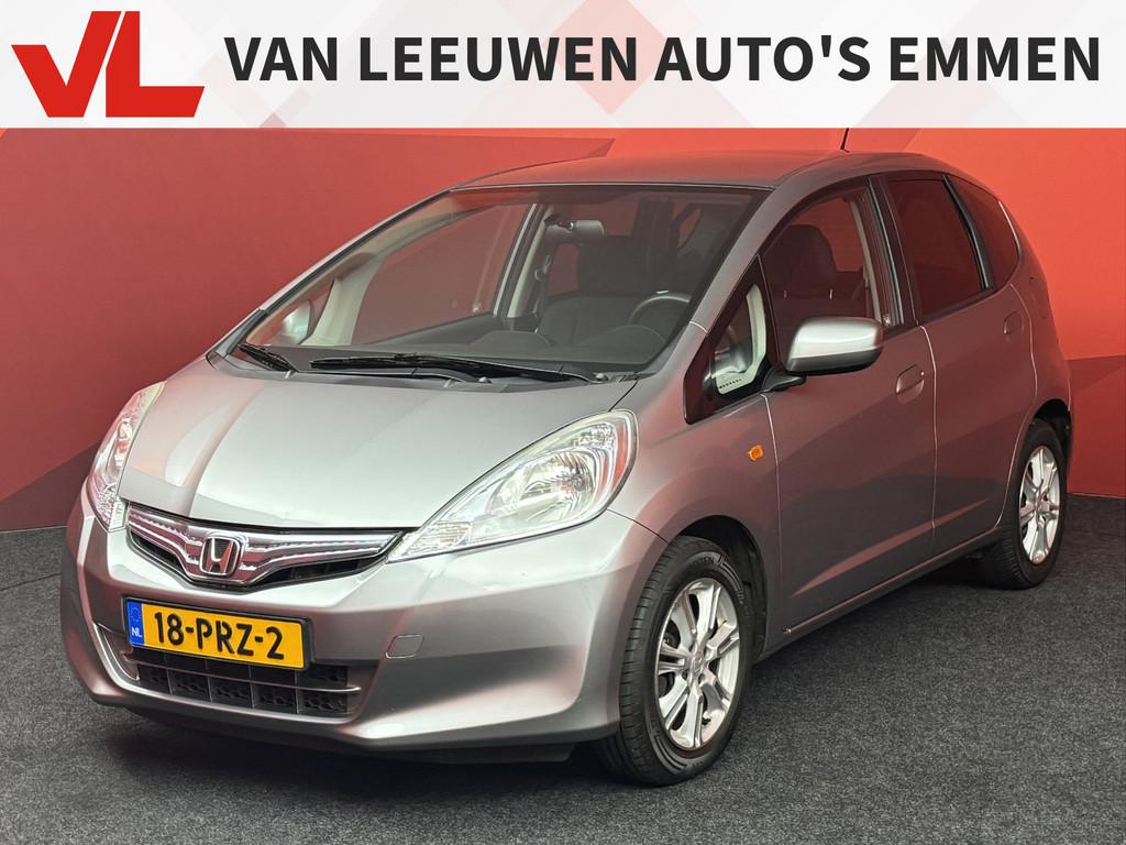 Honda Jazz 1.4 Hybrid Business Mode, Auto's, Honda, Euro 5, Stof, Gebruikt, Zwart