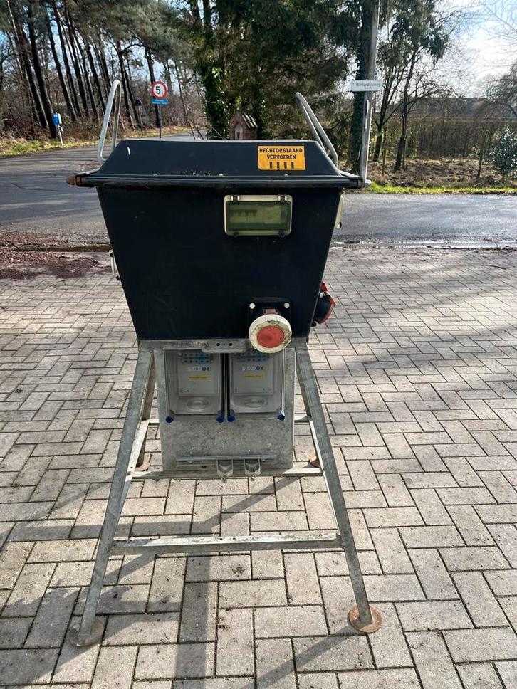 Bouwpaddestoel / Werfkast 125A - Gecontroleerd & Getest, Doe-het-zelf en Verbouw, Elektra en Kabels, Gebruikt, Overige typen, Ophalen
