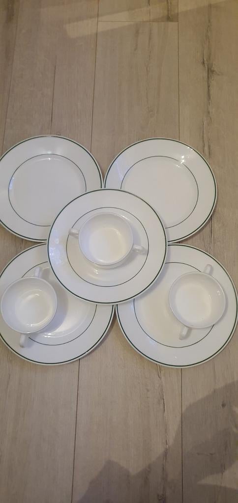 Arcopal France Restaurant Servies: 5 Borden, 3 Kommen, Ophalen of Verzenden, Glas, Overige stijlen, Bord(en)