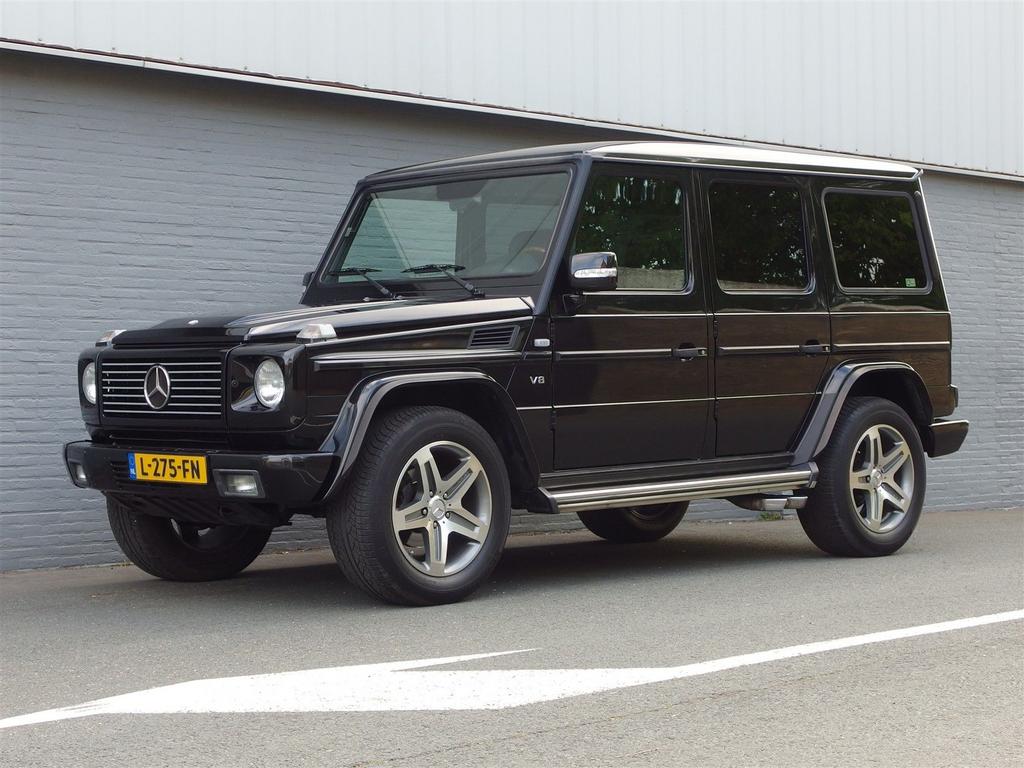 Mercedes-Benz G 55 AMG 2000 Zeldzaam en roestvrij (BTW Auto), Auto's, Mercedes-Benz, Automaat, Zwart, G-Klasse, 3360 kg