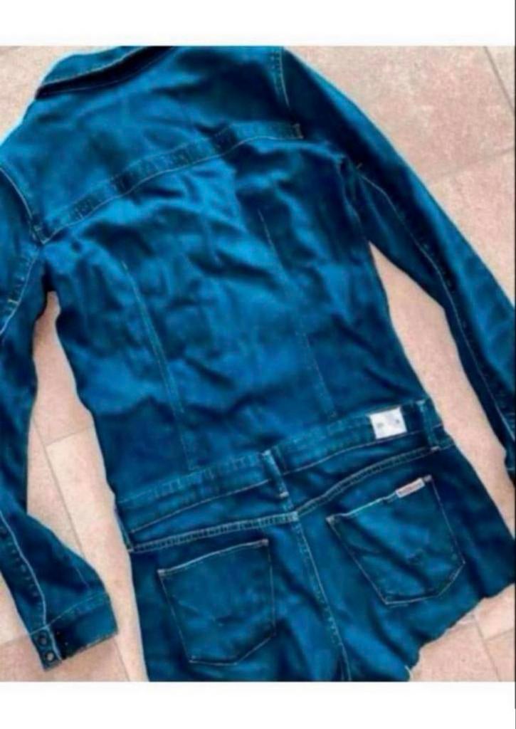 Hudson Playsuit Korte Jeans Jumpsuit Maat S, Kleding | Dames, Jumpsuits, Ophalen of Verzenden, Zo goed als nieuw, Maat 36 (S)