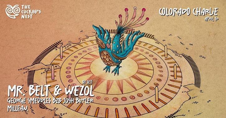 4 Tickets The Cuckoo's Nest Colorado Charlie Mr. Belt &Wezol, Tickets en Kaartjes, Evenementen en Festivals, Drie personen of meer