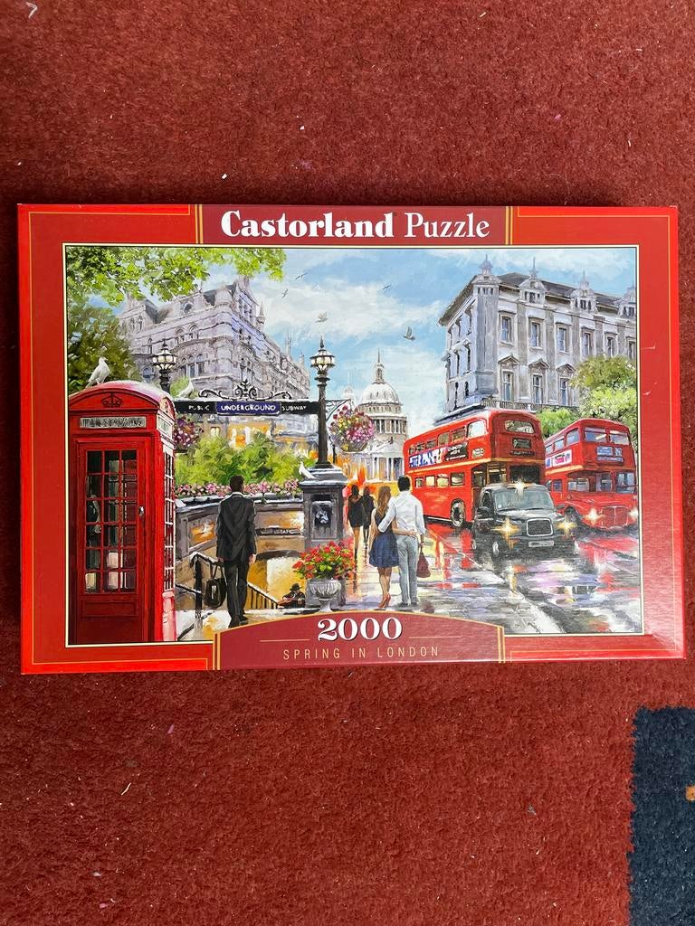 Castorland Puzzel 2000 stukjes - Spring in London, Ophalen of Verzenden, Zo goed als nieuw
