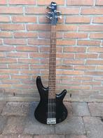 Ibanez Gio Soundgear 5-snarige basgitaar - Zwart, Ophalen of Verzenden, Gebruikt, Elektrisch, 5-snarig