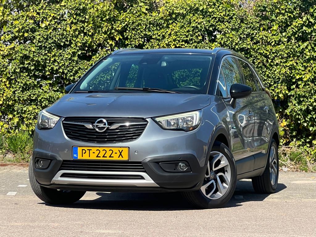 Opel Crossland X 1.2 Innovation - Satin Steel - Camera/Cruis, Auto's, Opel, Voorwielaandrijving, Gebruikt, 1199 cc, Parkeersensor