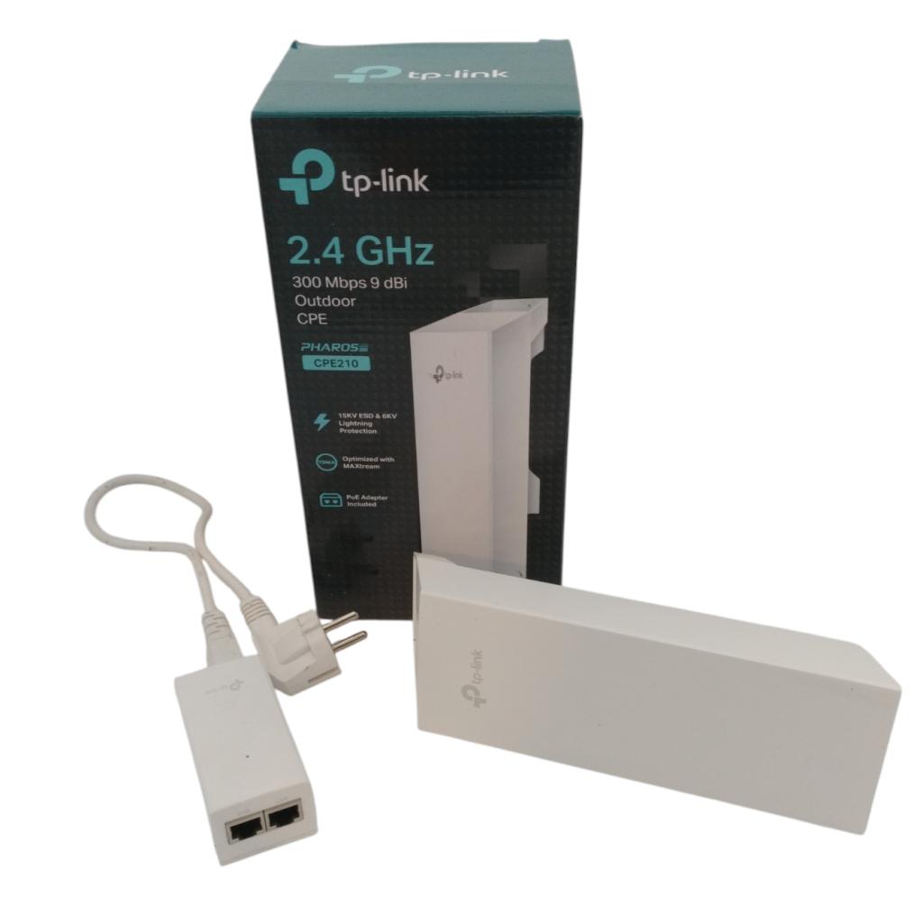 TP-Link CPE210 300 Mbps Outdoor Wifi versterker | Garantie, Computers en Software, Netwerk switches, TP-Link, Zo goed als nieuw