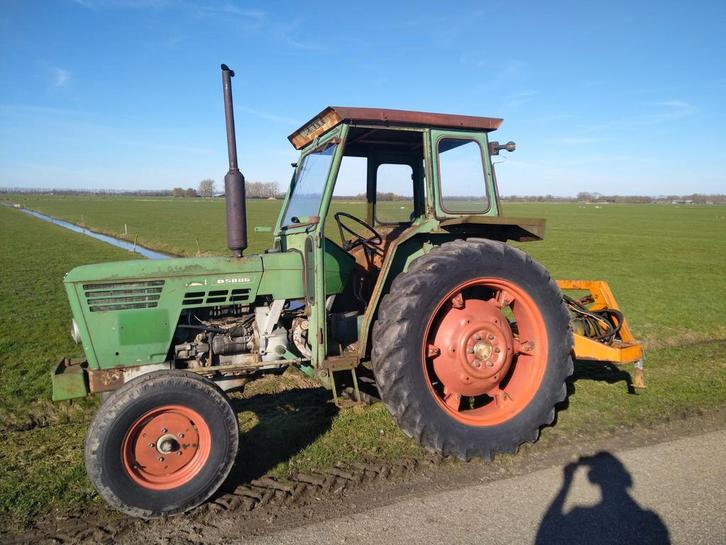 Deutz 5006, Votex klepelmaaier, Zakelijke goederen, Agrarisch | Tractoren, tot 2500, Overige merken, tot 80 Pk, Oldtimer, Ophalen