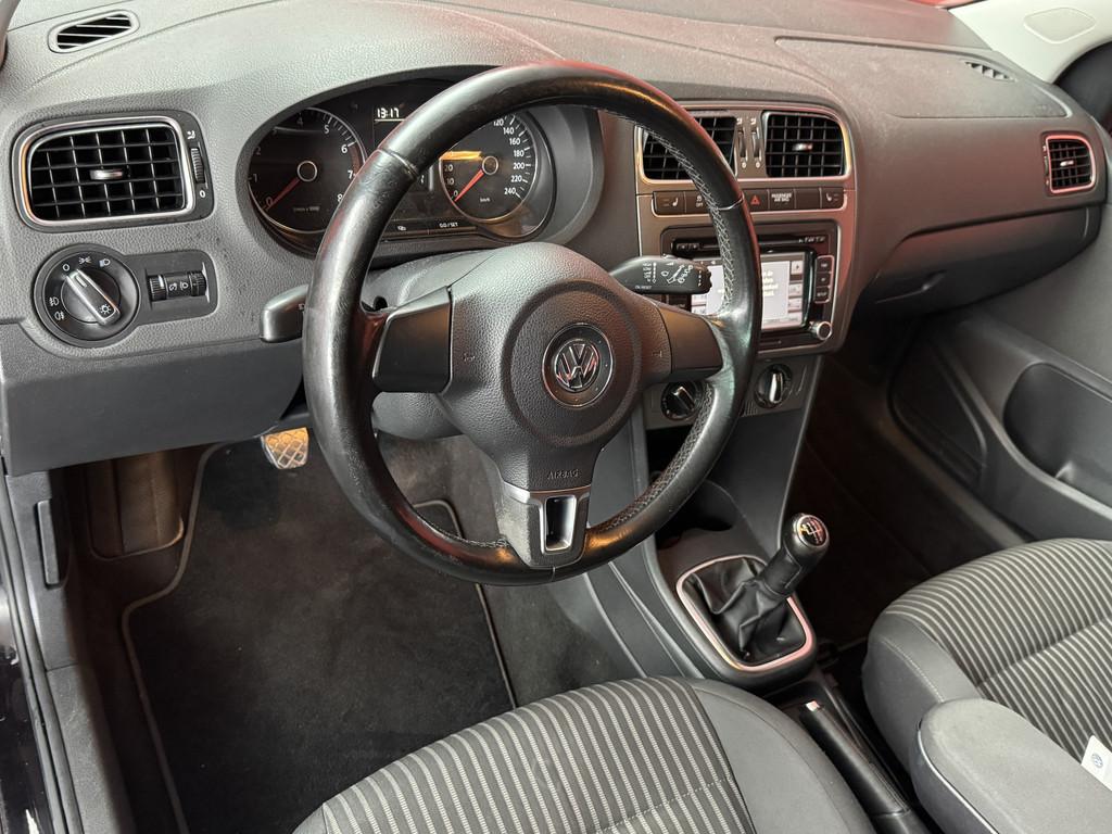 Volkswagen Polo 1.4-16V Highline | Stoelverwaming | Airco |, Auto's, Voorwielaandrijving, Gebruikt, Zwart, 4 cilinders