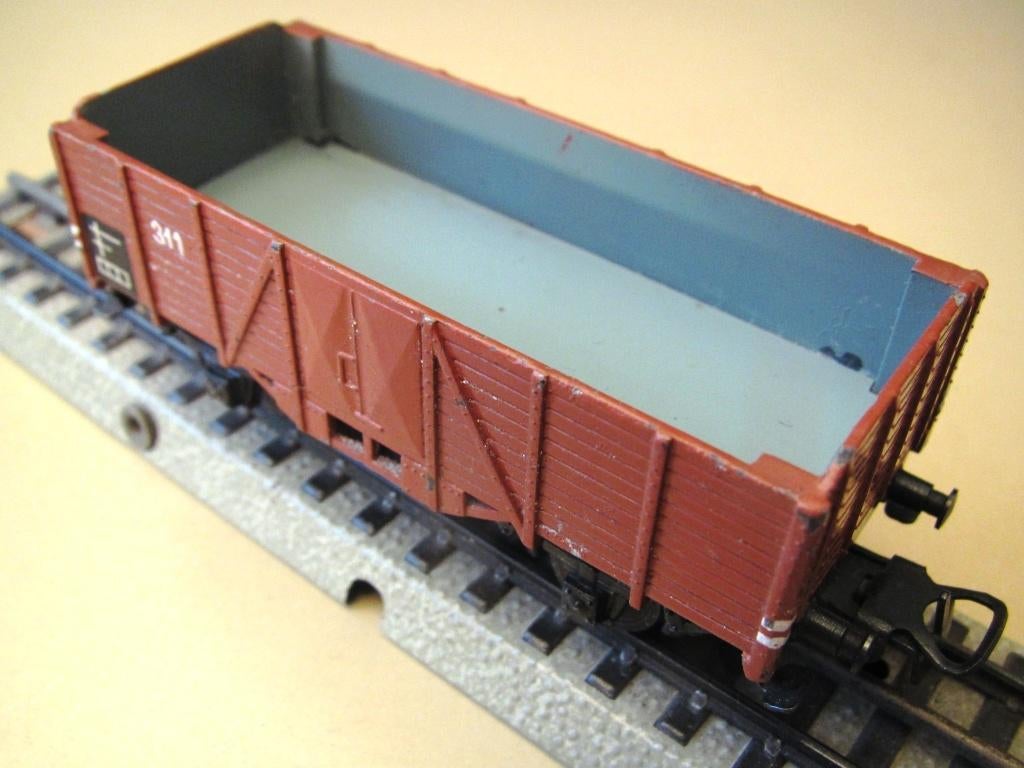 MäRKLIN H0 311.3 goederenwagen 1955 gegoten 800, Wisselstroom, Wagon, Ophalen of Verzenden, Zo goed als nieuw