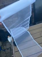 Witte vitrage gordijn, Ophalen of Verzenden, Zo goed als nieuw, Wit, 100 tot 150 cm