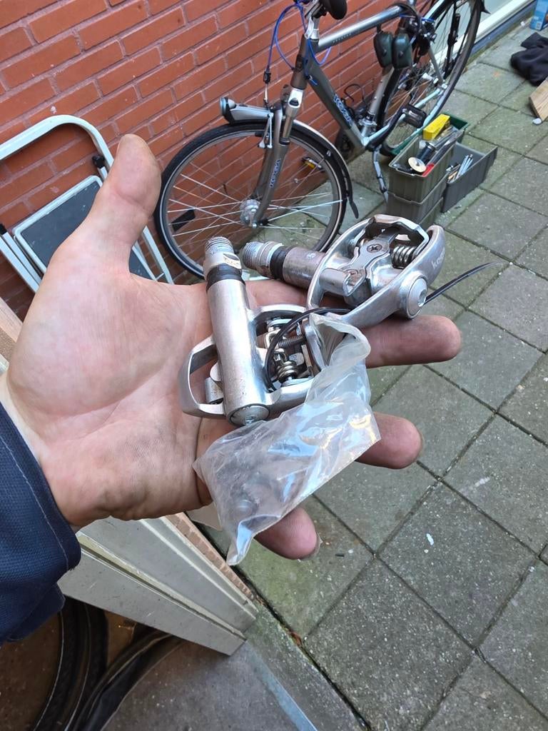 Spd pedalen koga klick pedalen, Ophalen of Verzenden, Crankstel of Pedalen