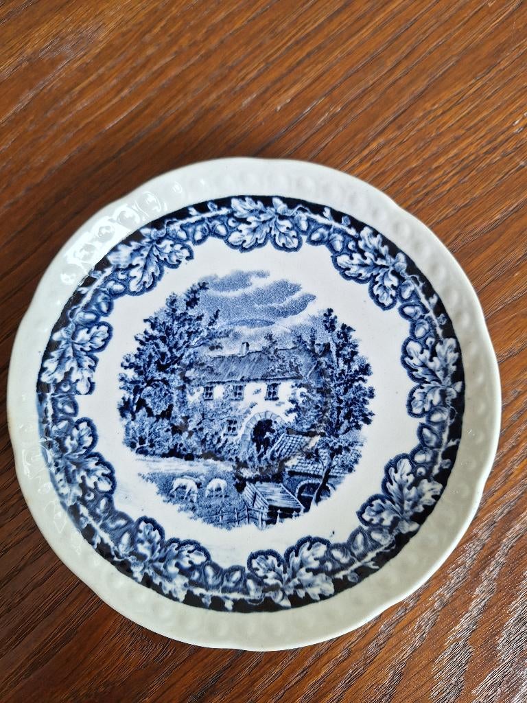 Delfts Blauw schoteltje bordje- Maastricht Boerenhoeve, Antiek en Kunst, Ophalen of Verzenden