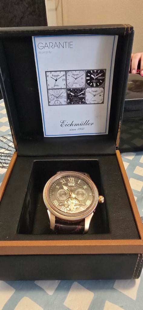 Eichmüller Polshorloge, Ophalen of Verzenden, Zo goed als nieuw, Staal, Overige merken