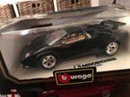 Lamborghini.  Countach  1988.  Burago, Hobby en Vrije tijd, Modelauto's | 1:18, Ophalen of Verzenden, Zo goed als nieuw, Bburago