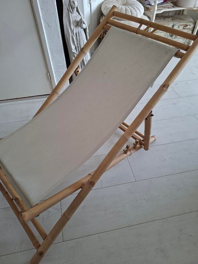 Bamboe ligstoel, Tuin en Terras, Hangmatten, Ophalen, Binnen