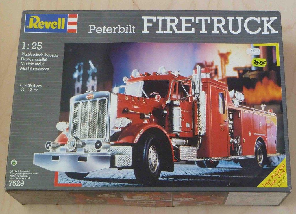 Peterbilt Firetruck (Revell), Hobby en Vrije tijd, Modelbouw | Auto's en Voertuigen, 1:50 of kleiner, Revell, Ophalen of Verzenden