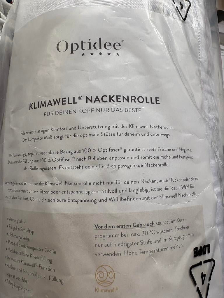 Nieuw Optidee 3D Mesh Nekrolkussen - Comfort & Ondersteuning, Huis en Inrichting, Eenpersoons, Wit, Nieuw, Ophalen of Verzenden