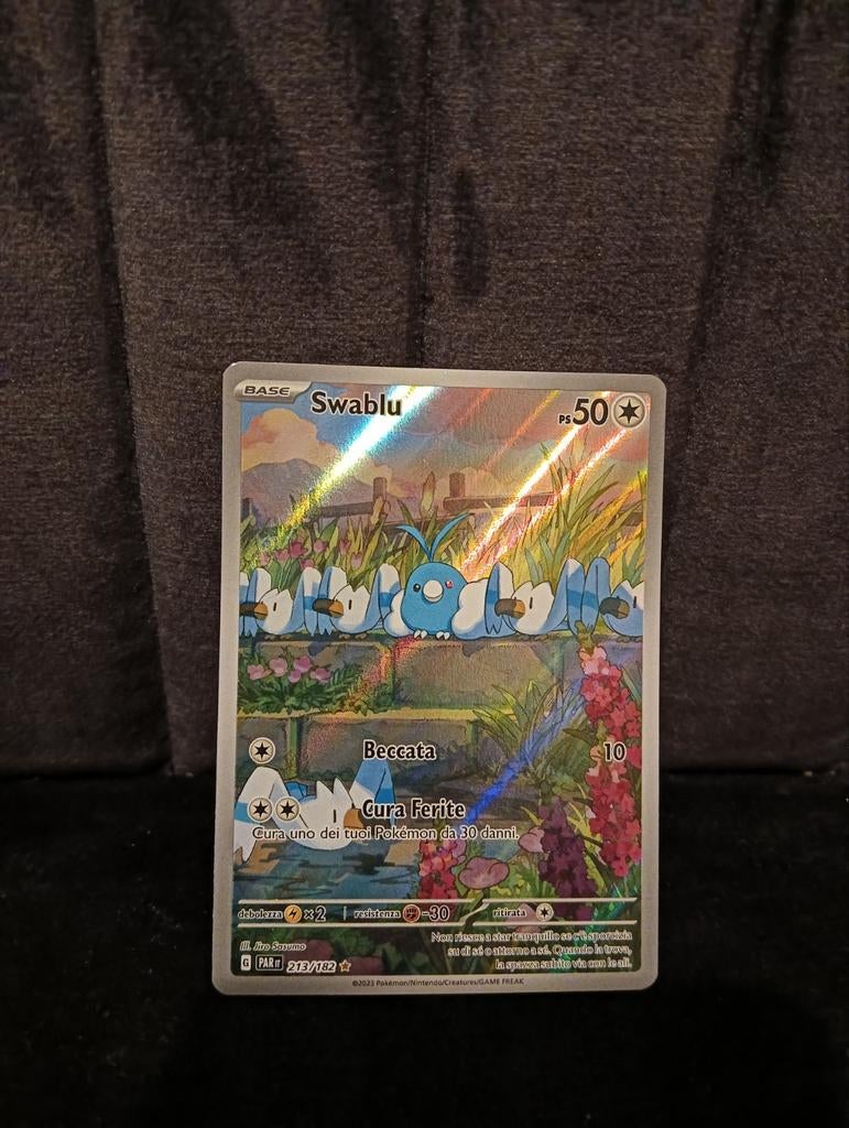 Pokémon kaart Swablu 213/193, Ophalen of Verzenden, Zo goed als nieuw