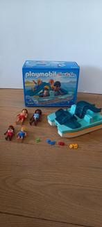Playmobil waterfiets met doos - Family Fun 9424, Ophalen of Verzenden, Gebruikt, Complete set