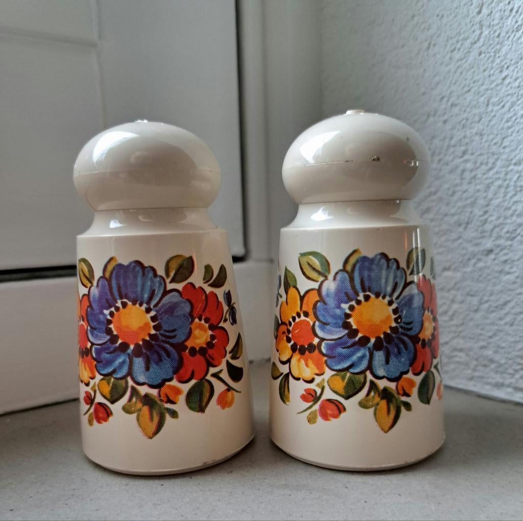 Vintage peper & zout stel Emsa W. Germany jaren 70, Ophalen of Verzenden