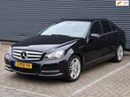 Mercedes-Benz C-klasse 180 Prestige Avantgarde|Stoelv.|Nav|C, Auto's, Mercedes-Benz, Achterwielaandrijving, Zwart, Leder en Stof