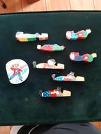 7 houten clown.  Sevi fluitjes, Antiek en Kunst, Ophalen of Verzenden