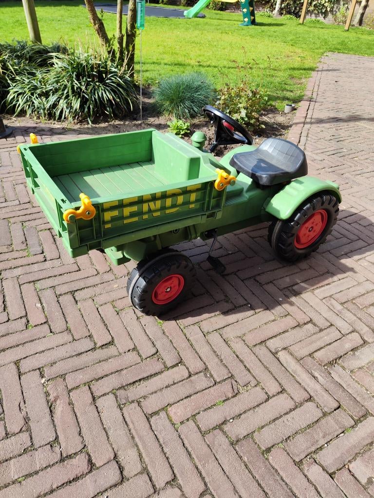 Fendt traptrekker met transportbak, Ophalen of Verzenden, Gebruikt, Trapvoertuig