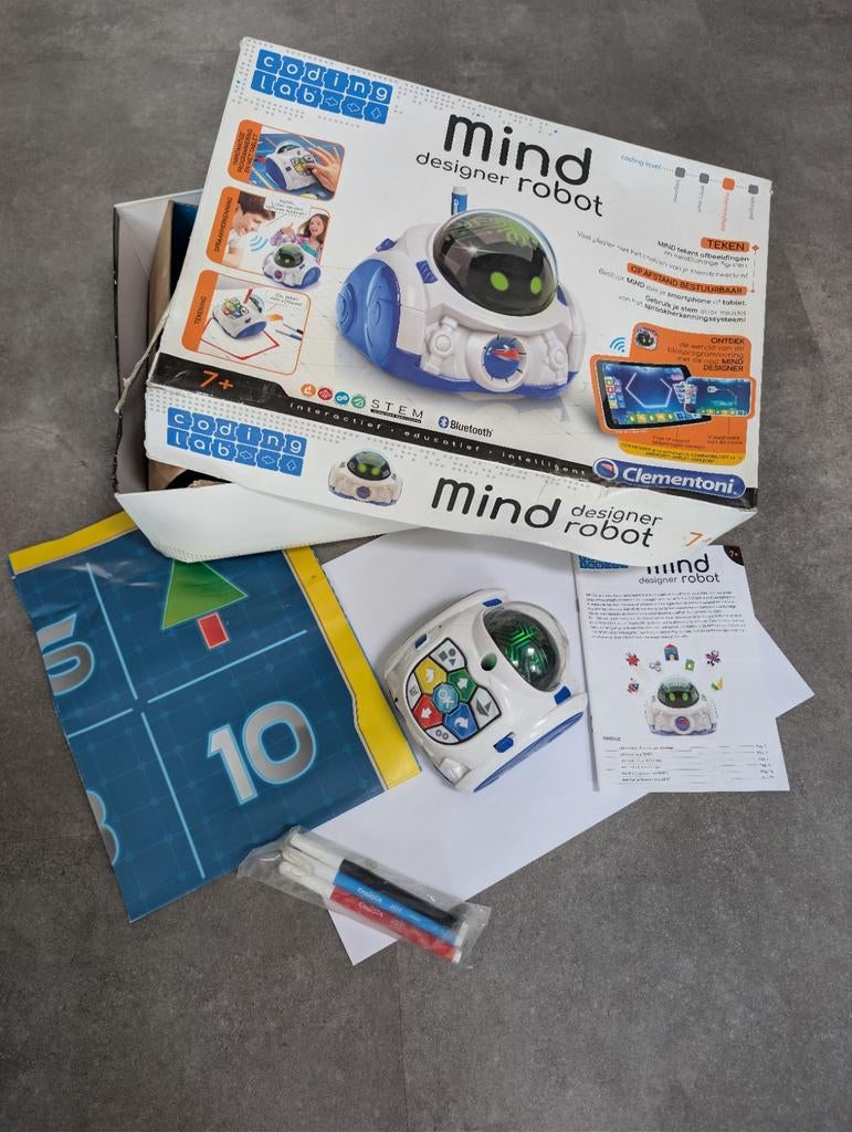 Clementoni Mind Designer Robot - Educatief Speelgoed, Ophalen of Verzenden, Gebruikt, Elektronica, Met licht