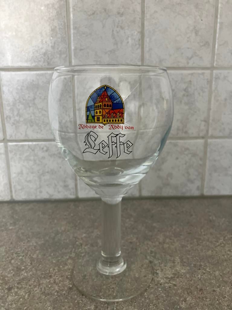 Leffe Bierglas - Abbaye de Leffe, Ophalen, Zo goed als nieuw, Overige merken, Glas