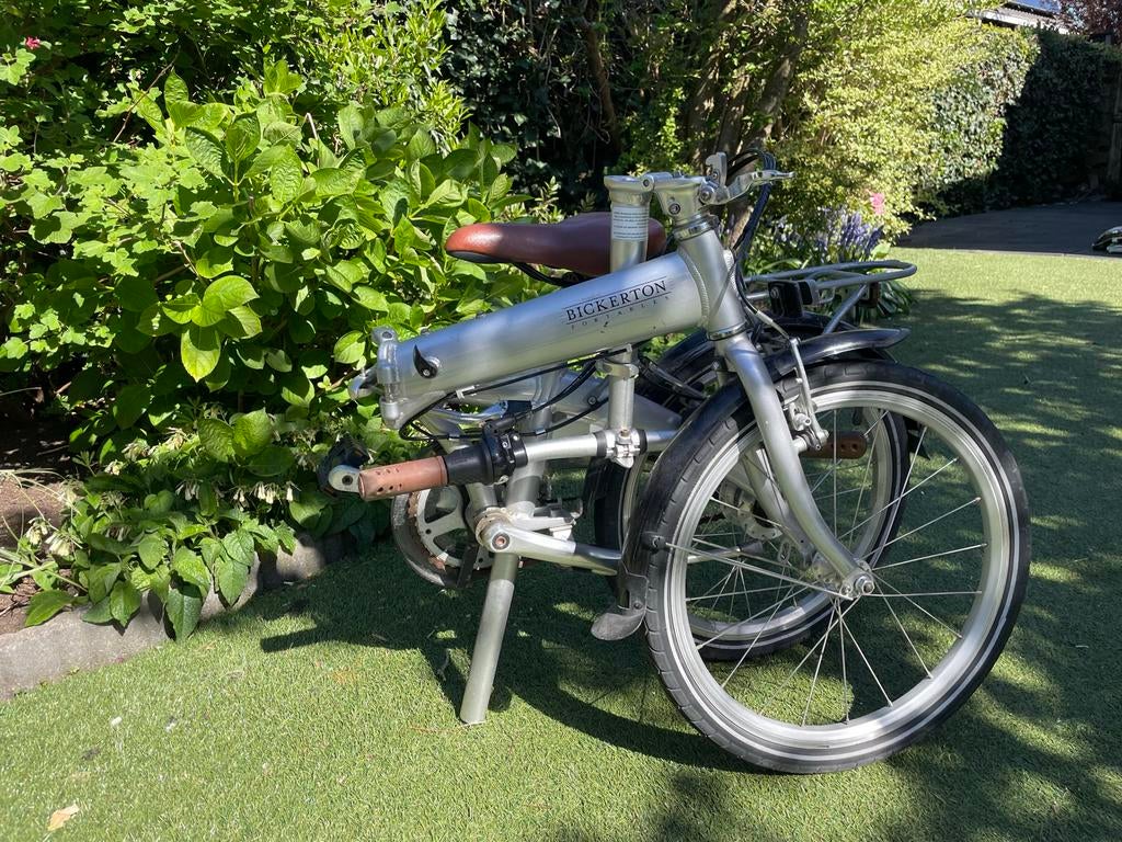 Bickerton vouwfiets, lichtgewicht en compact, Fietsen en Brommers, 20 inch of meer, Versnellingen, Zo goed als nieuw, Totaal opvouwbaar