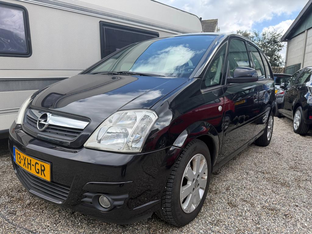 Opel Meriva 1.6-16V Temptation AUTOMAAT Cruise Airco Nette A, Auto's, Opel, 15 km/l, 4 cilinders, Zwart, Origineel Nederlands