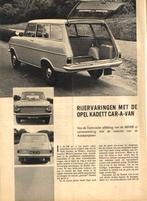Autokampioen test Opel Kadett Caravan 1963, Ophalen of Verzenden, Gelezen, Opel