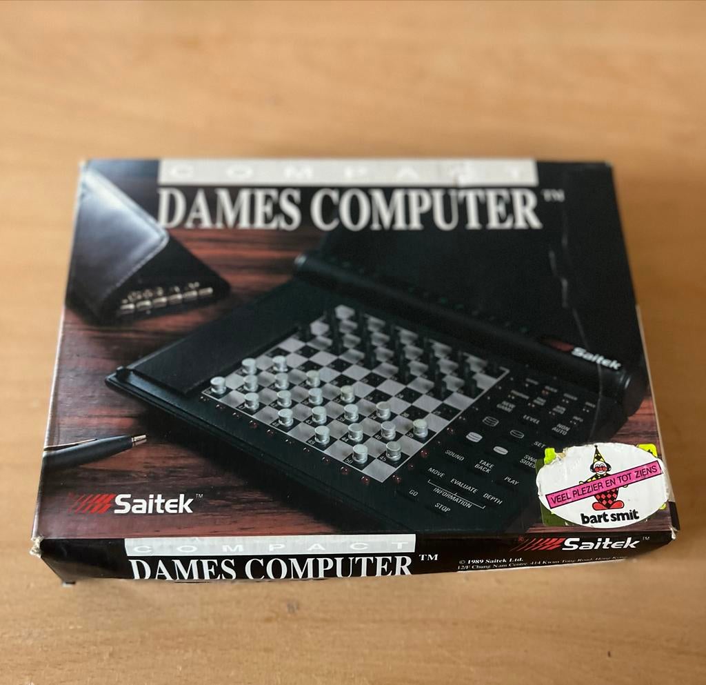 Antieke Saitek Dames Computer - Compleet met doos, Ophalen of Verzenden, Gebruikt