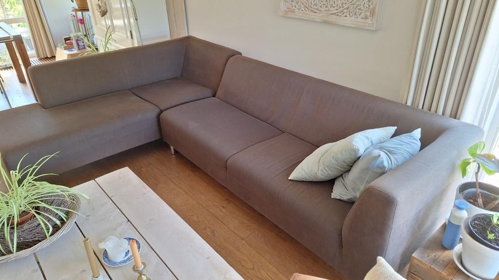 Hoekbank 2x3 meter, 2 losse delen, Huis en Inrichting, Banken | Bankstellen, Ophalen, 250 tot 300 cm, Gebruikt, 100 tot 125 cm